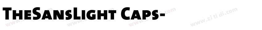TheSansLight Caps字体转换